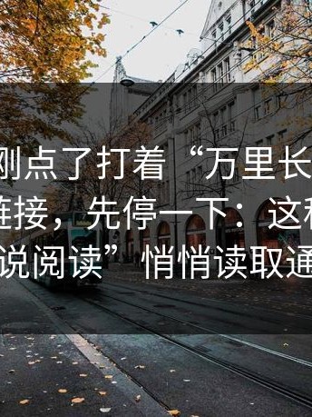 如果你刚点了打着“万里长征小说”旗号的链接，先停一下：这种“伪装成小说阅读”悄悄读取通讯录